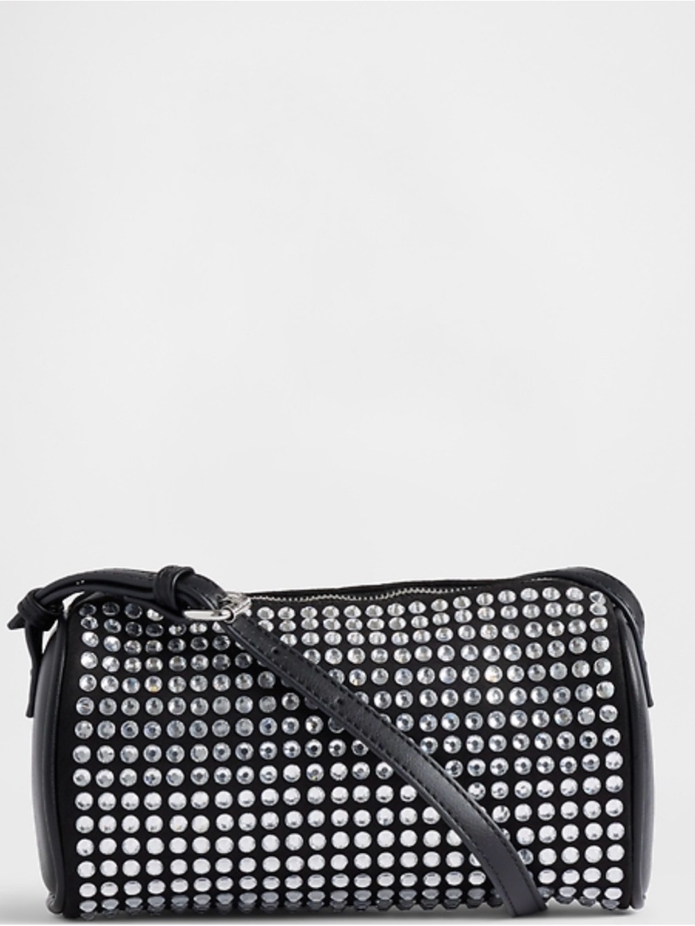 NWT GAP Vegan Leather Rhinestone Barrel Bag